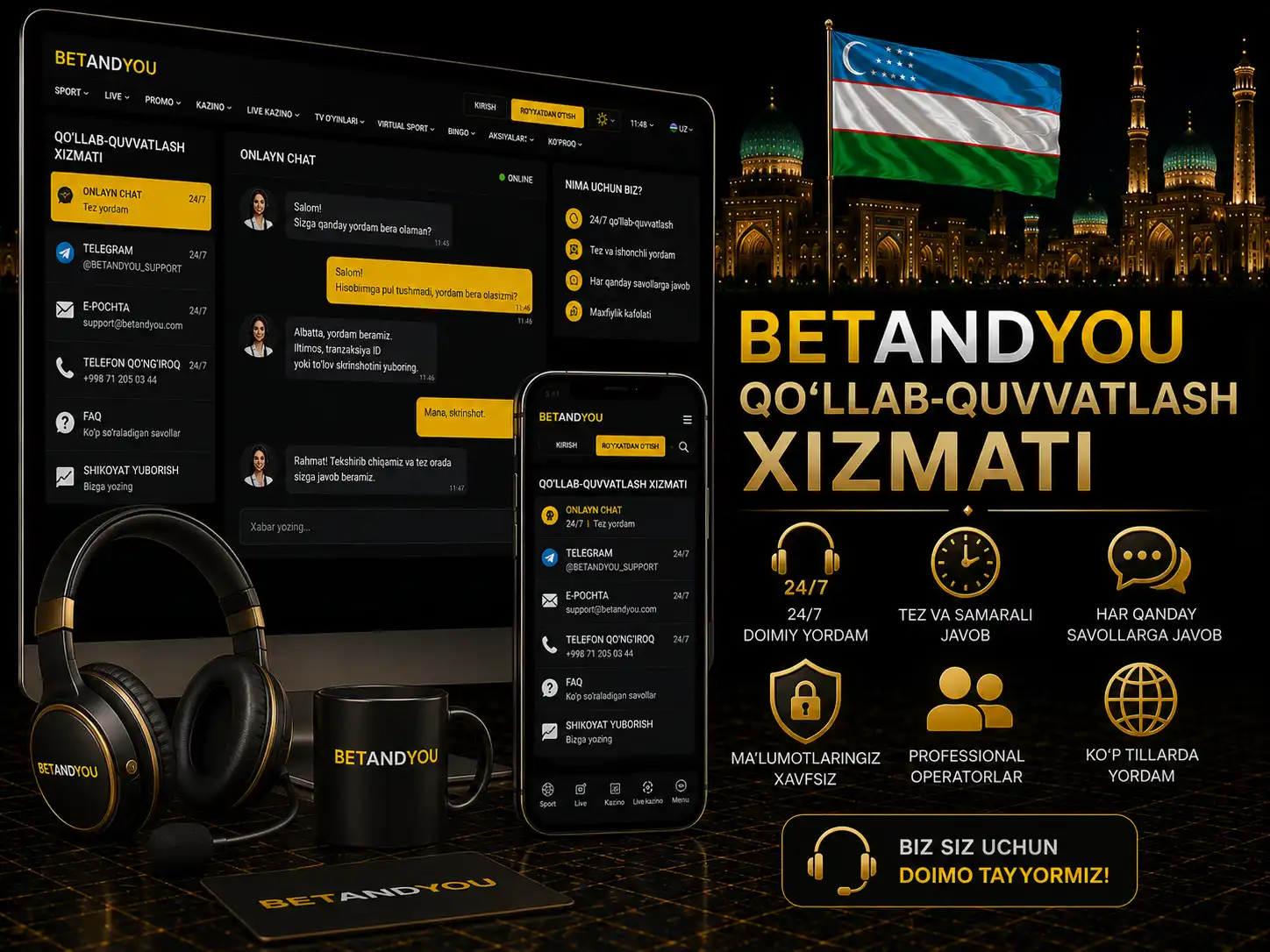 Betandyou qo'llab-quvvatlash xizmati
