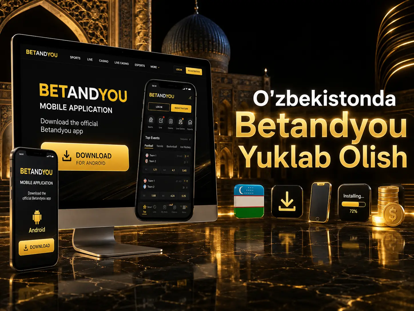 Betandyou Ilovasini Android va iOS ga Yuklab Olish