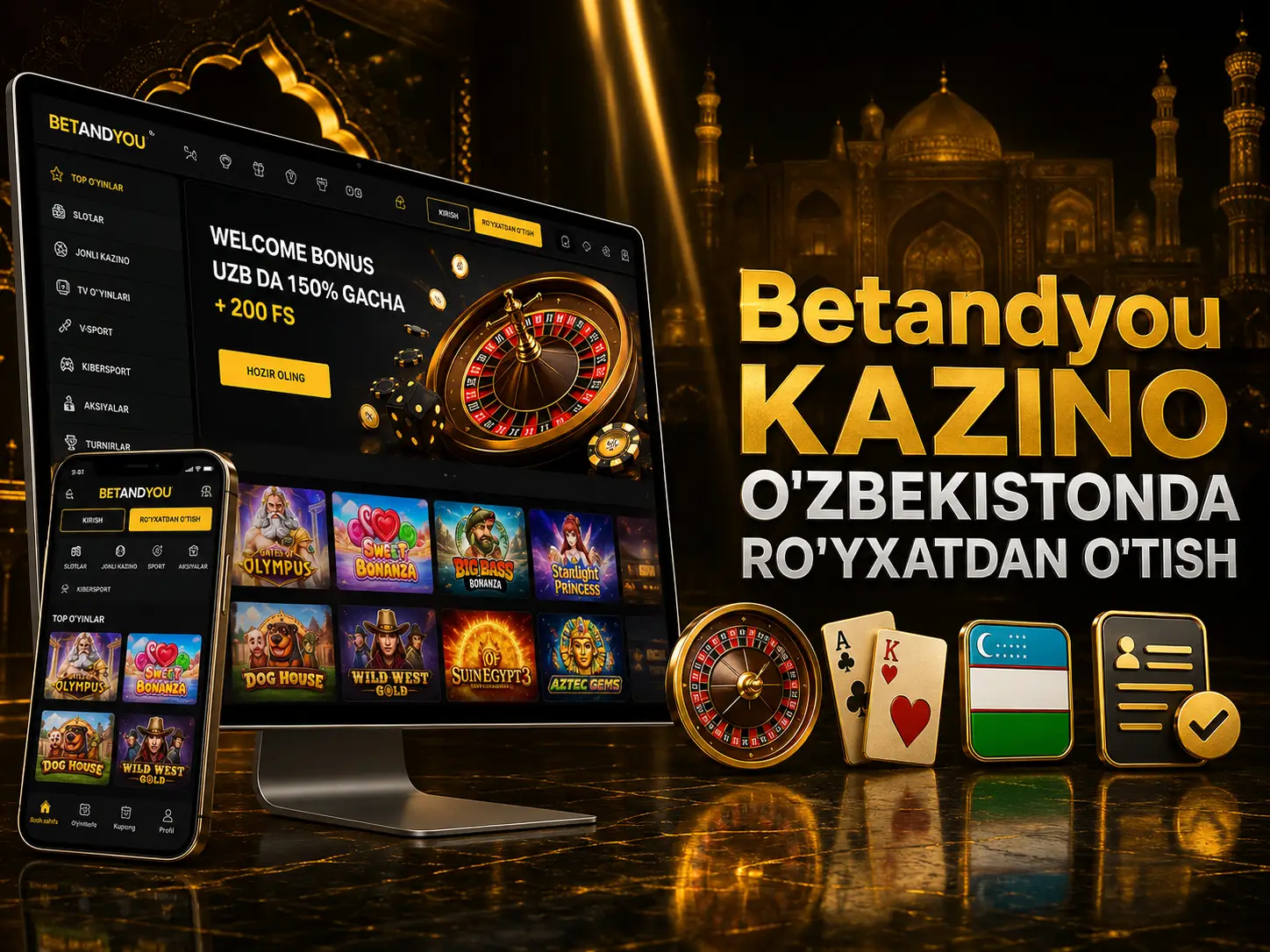 Betandyou Kazino O'zbekistonda Ro'yxatdan O'tish