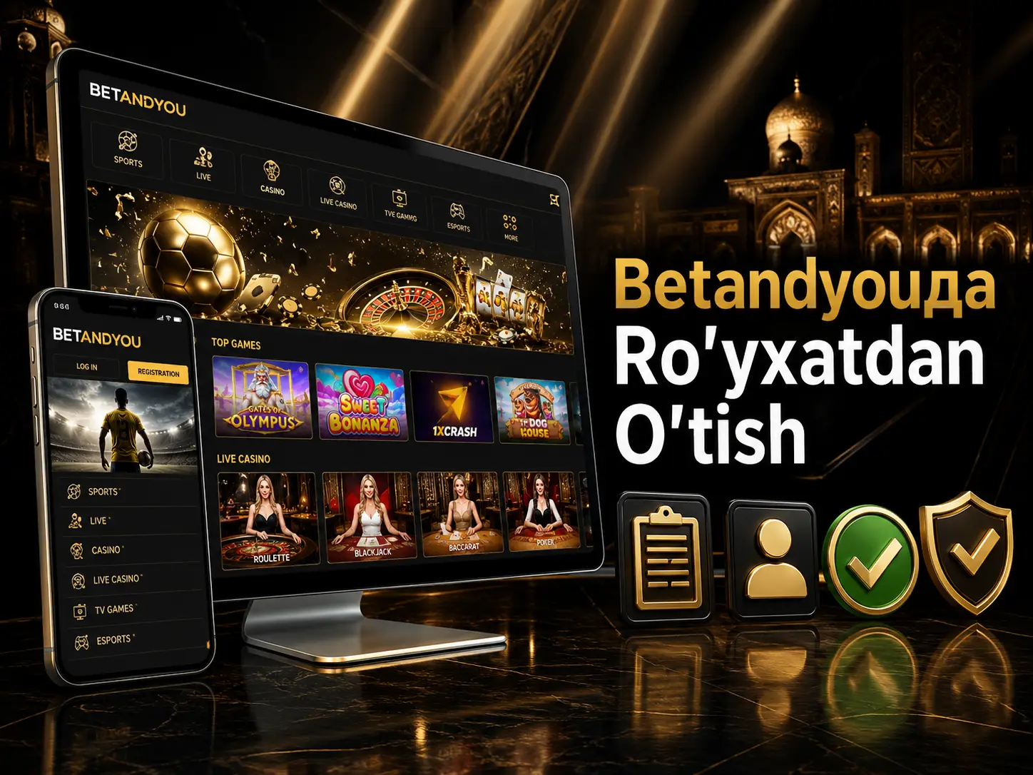 Betandyouда Qanday Ro'yxatdan O'tish Mumkin