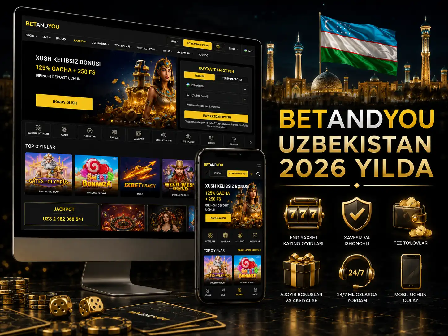 Betandyou Uzbekistan 2026 yilda