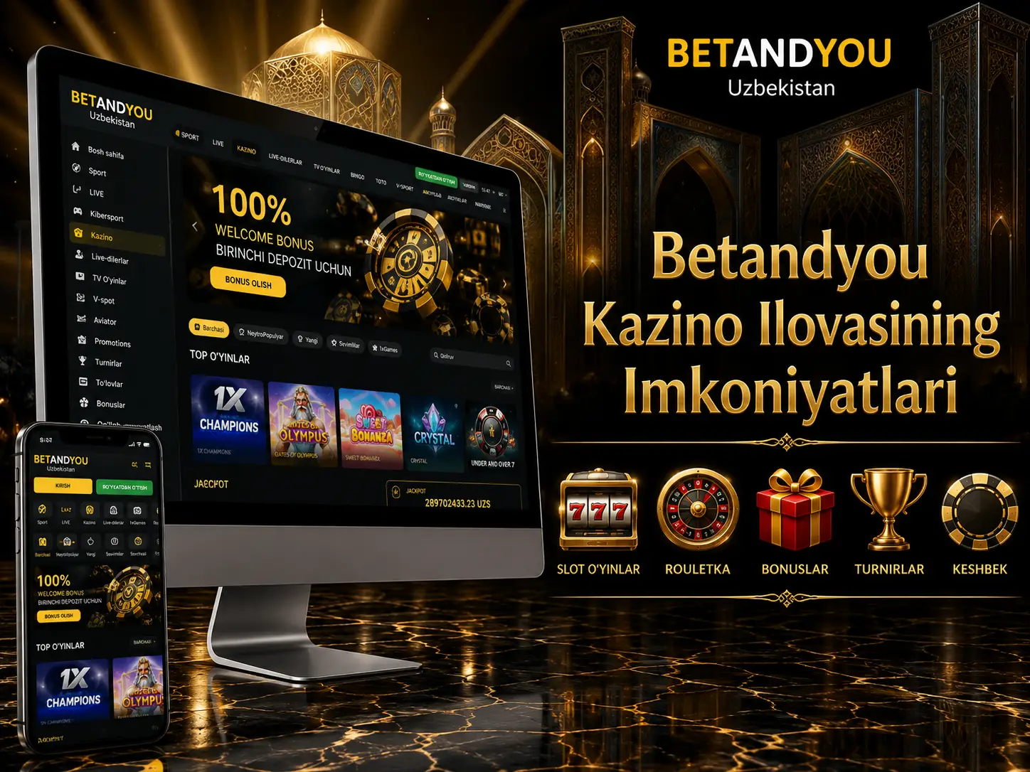 Betandyou Kazino Ilovasining Imkoniyatlari