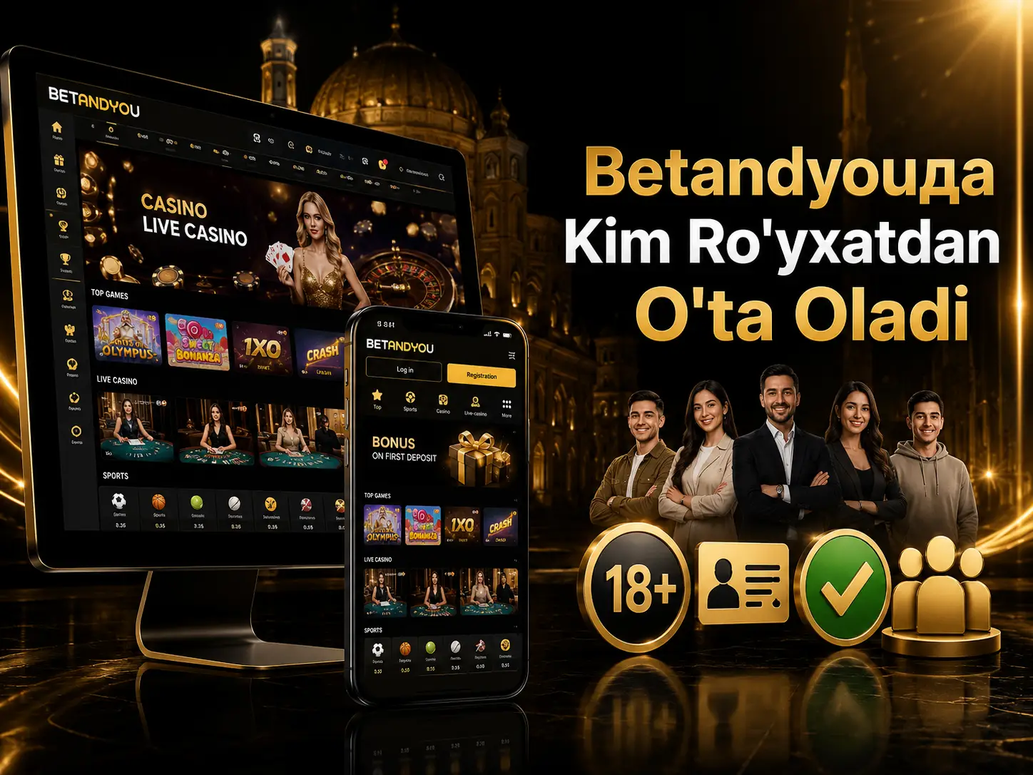 Betandyouда Kim Ro'yxatdan O'ta Oladi