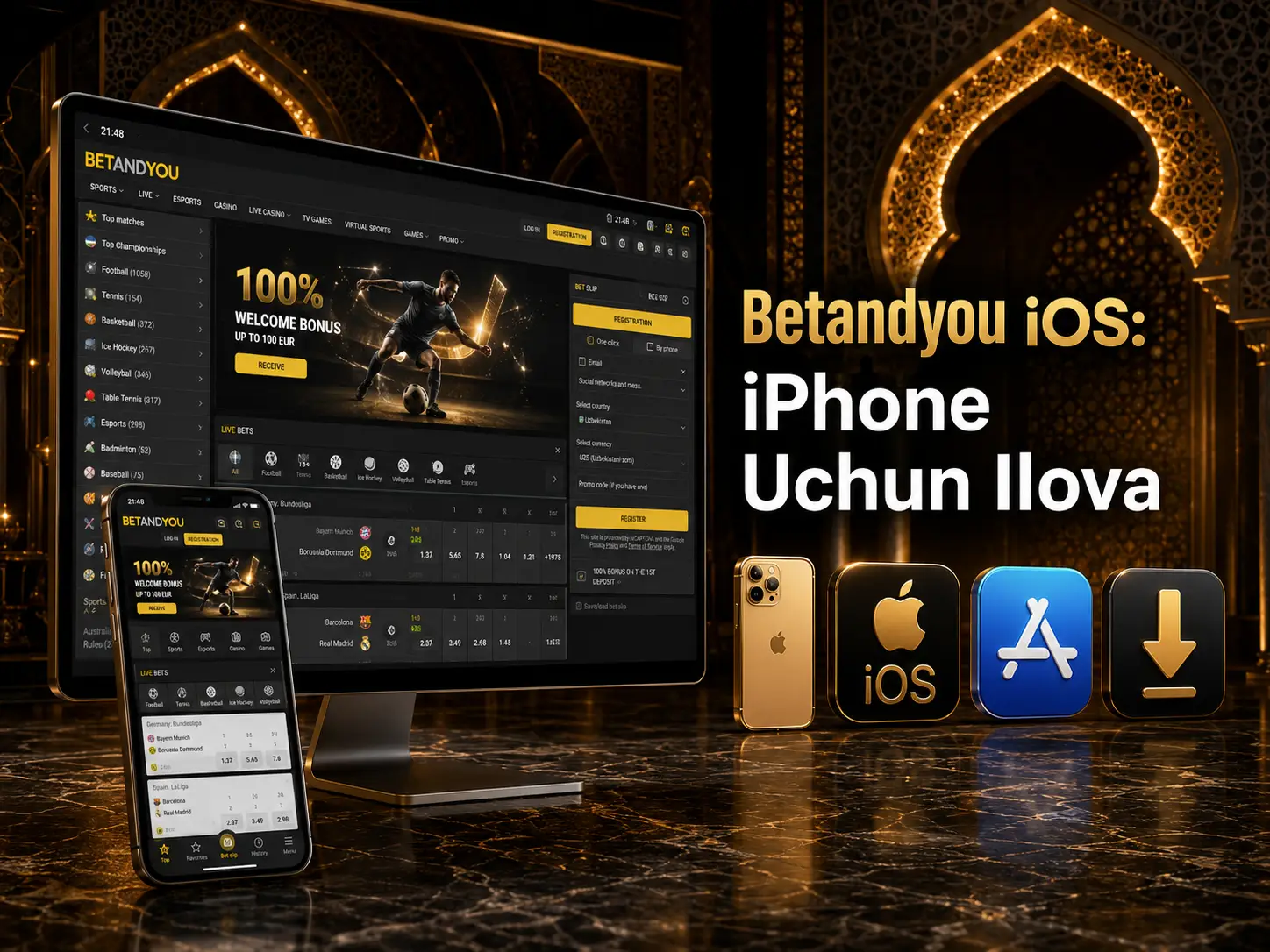 Betandyou iOS: iPhone Uchun Ilova