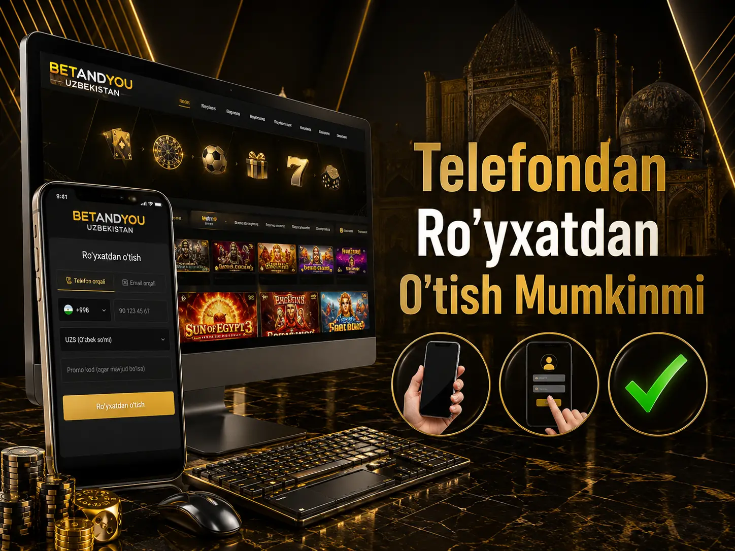 Telefondan Ro'yxatdan O'tish Mumkinmi